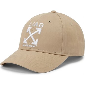 Čepice zaoblená béžová nastavitelný Clamp Arrows Twill L/AB c/o Off-White™