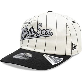 Čepice zaoblená černá snapback 19TWENTY Pinstripe Chicago White Sox MLB New Era