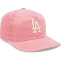cepice-zaoblena-ruzova-nastavitelny-19twenty-precurved-corduroy-pastel-los-angeles-dodgers-mlb-new-era