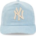 cepice-zaoblena-modra-nastavitelny-19twenty-precurved-corduroy-pastel-new-york-yankees-mlb-new-era