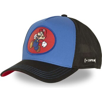 Čepice zaoblená modrá snapback SMB3 MAR Bros. Mario Super Mario Bros. Capslab