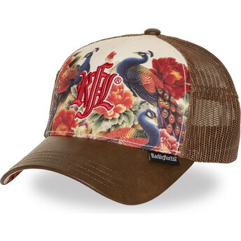 Čepice zaoblená hnědá snapback N°276 Natsu Rock’nFreeLife