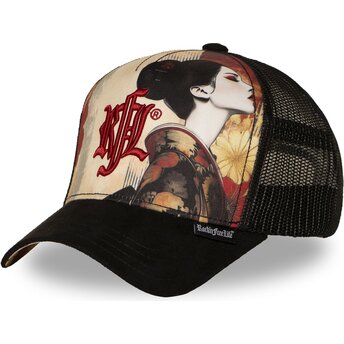 Čepice zaoblená černá snapback N°273 Last Kiss Rock’nFreeLife