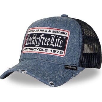 Čepice zaoblená modrá snapback N°264 Always Rock’nFreeLife