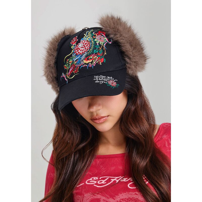 cepice-zaoblena-cerna-prilehava-crawling-trapper-ed-hardy