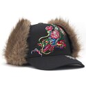 cepice-zaoblena-cerna-prilehava-crawling-trapper-ed-hardy