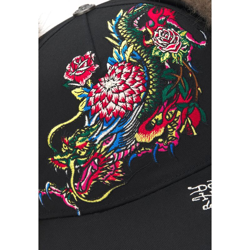 cepice-zaoblena-cerna-prilehava-crawling-trapper-ed-hardy
