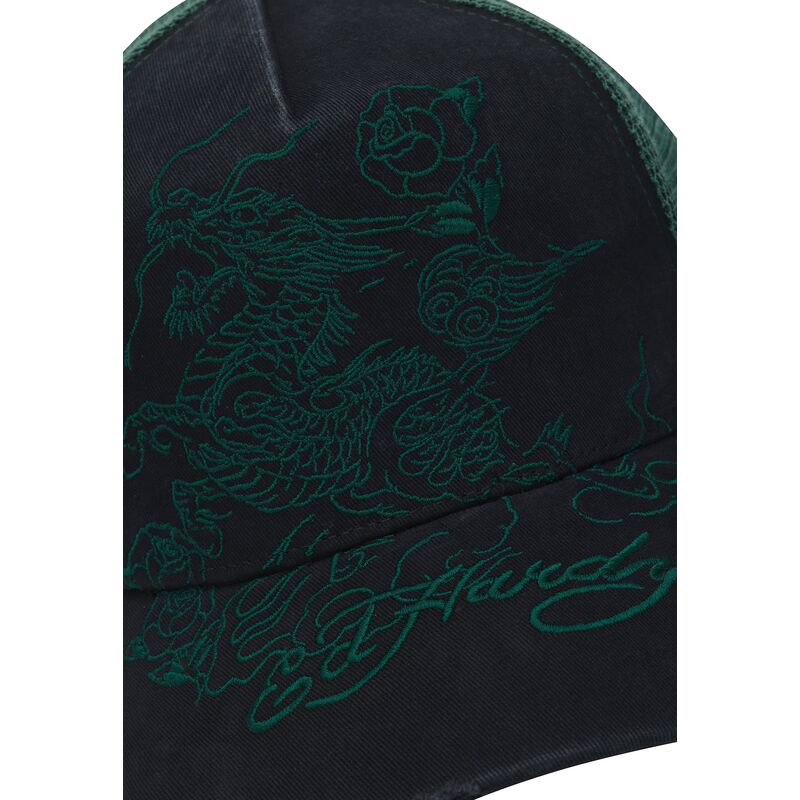 cepice-zaoblena-cerna-snapback-outline-distressed-ed-hardy