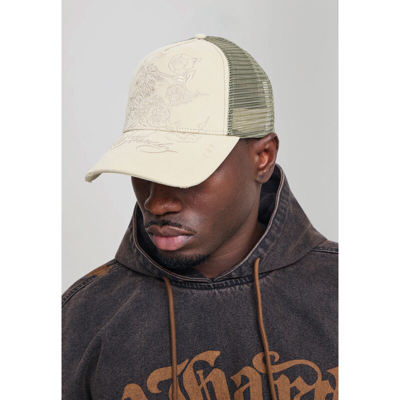 cepice-zaoblena-khaki-snapback-outline-ed-hardy