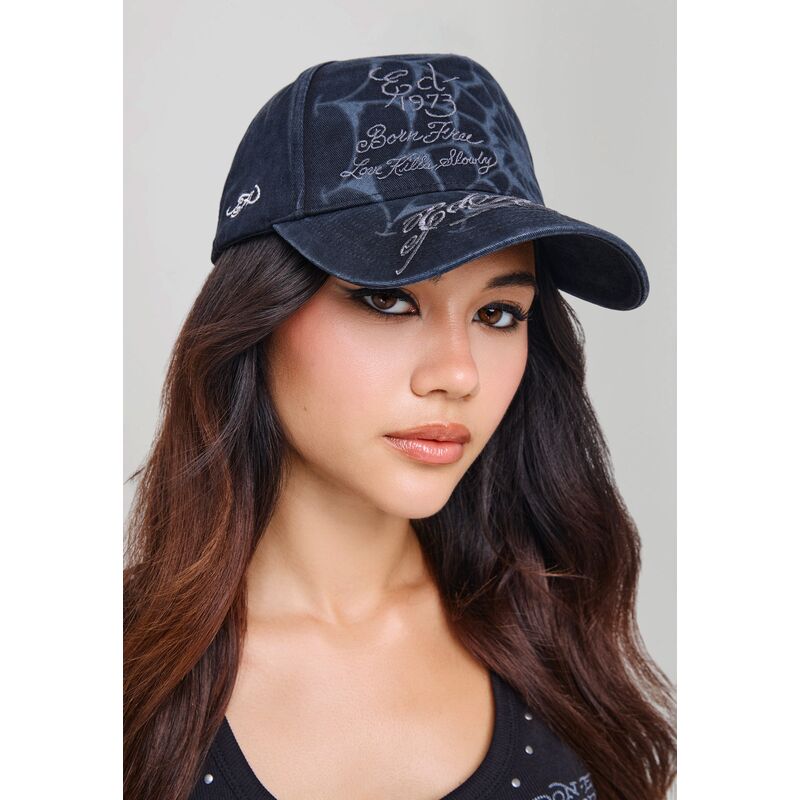 cepice-zaoblena-cerna-snapback-spiderweb-ed-hardy