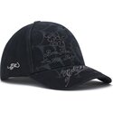 cepice-zaoblena-cerna-snapback-spiderweb-ed-hardy