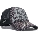 cepice-zaoblena-cerna-snapback-13-skull-ed-hardy