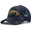 cepice-zaoblena-namornicka-modra-snapback-outline-dragons-ed-hardy