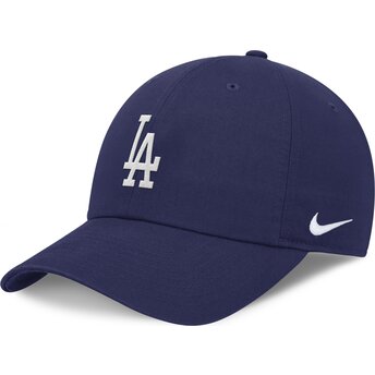Čepice zaoblená modrá nastavitelný Club Unstructured Organic Cotton Los Angeles Dodgers MLB Nike