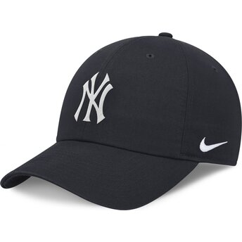 Čepice zaoblená námořnická modrá nastavitelný Club Unstructured Organic Cotton New York Yankees MLB Nike
