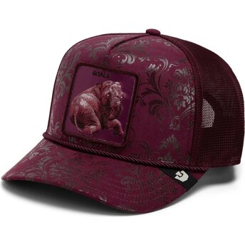 Čepice zaoblená granátová snapback Goals Gilded Beast The Farm Goorin Bros.