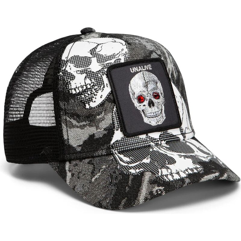 cepice-zaoblena-cerna-snapback-bone-head-unalive-the-farm-goorin-bros
