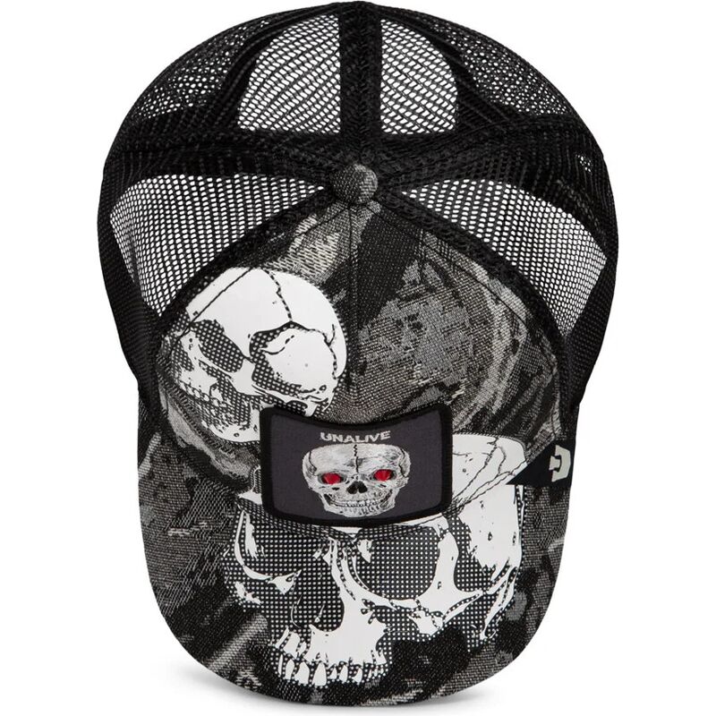 cepice-zaoblena-cerna-snapback-bone-head-unalive-the-farm-goorin-bros