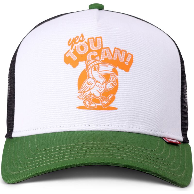 cepice-zaoblena-zelena-snapback-hft-toucan-djinns