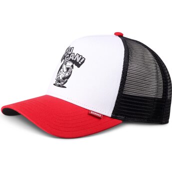Čepice zaoblená červená snapback HFT Toucan Djinns