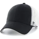 schwarze-trucker-kappe-mit-kleinem-mlb-new-york-yankees-logo-von-47-brand