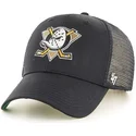 schwarze-trucker-cap-mit-grossem-nhl-anaheim-ducks-frontlogo-von-47-brand