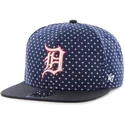 47-brand-mlb-detroit-tigers-snapback-kappe-in-marineblau-mit-kreuzmuster