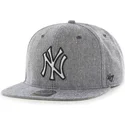 47-brand-mlb-new-york-yankees-snapback-kappe-in-dunkelblau-mit-denim-gewebe