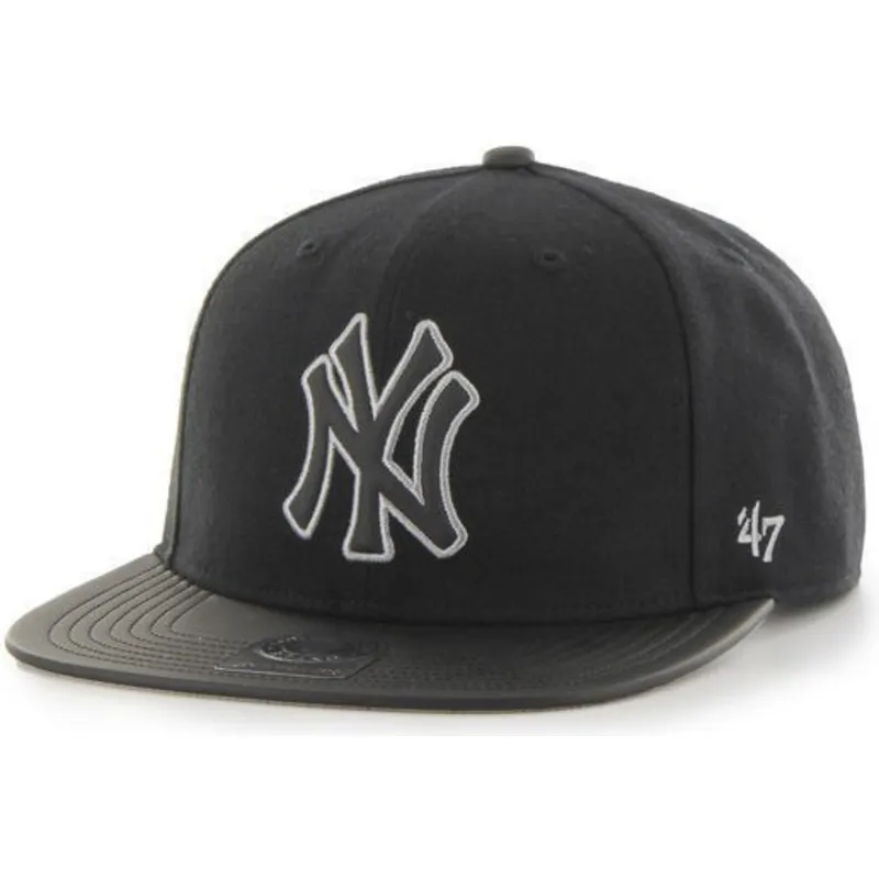 cepice-rovna-cerna-snapback-new-york-yankees-mlb-47-brand cepice-rovna-cerna-snapback-new-york-yankees-mlb-47-brand