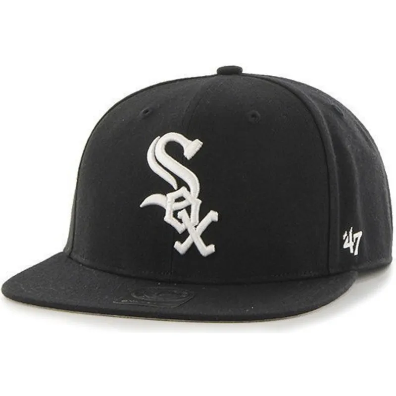 cepice-rovna-cerna-snapback-chicago-white-sox-mlb-47-brand