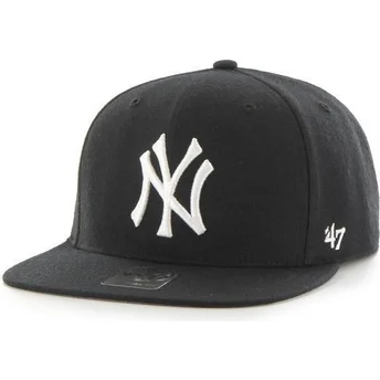 Čepice rovná černá snapback New York Yankees MLB 47 Brand