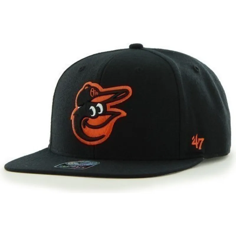 cepice-rovna-cerna-snapback-lateral-baltimore-orioles-mlb-47-brand