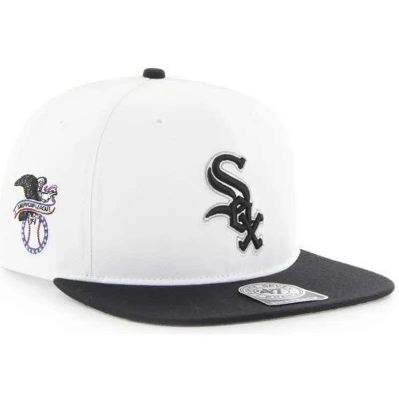 cepice-rovna-bila-snapback-lateral-chicago-white-sox-mlb-47-brand