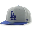 47-brand-flat-brim-blue-logoside-logo-mlb-los-angeles-dodgers-smooth-grey-snapback-cap