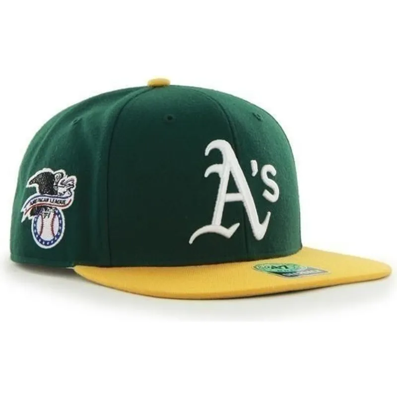 cepice-rovna-zelena-snapback-lateral-oakland-athletics-mlb-47-brand cepice-rovna-zelena-snapback-lateral-oakland-athletics-mlb-47-brand
