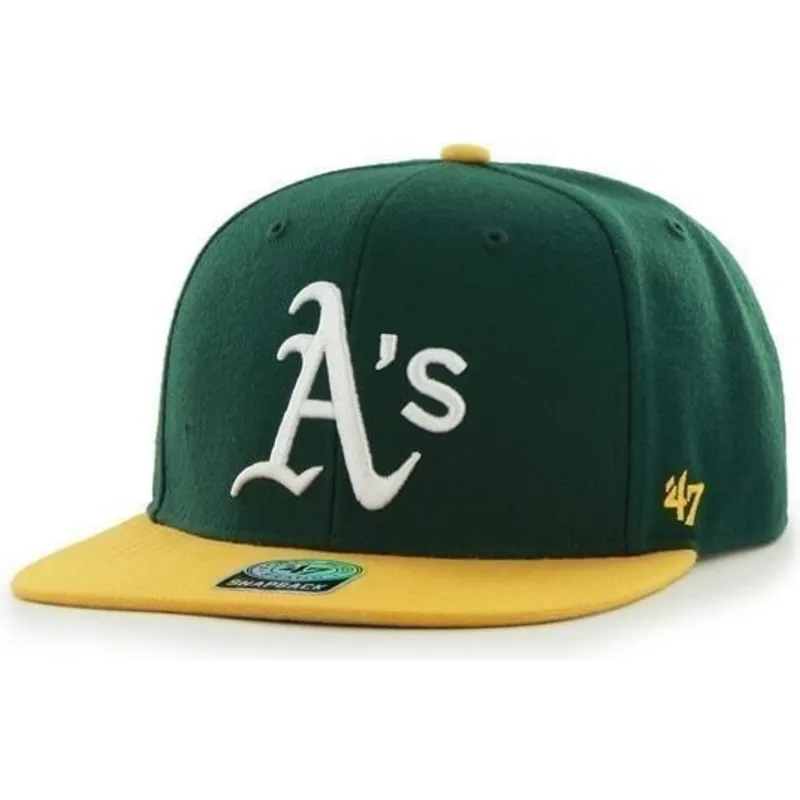cepice-rovna-zelena-snapback-lateral-oakland-athletics-mlb-47-brand cepice-rovna-zelena-snapback-lateral-oakland-athletics-mlb-47-brand