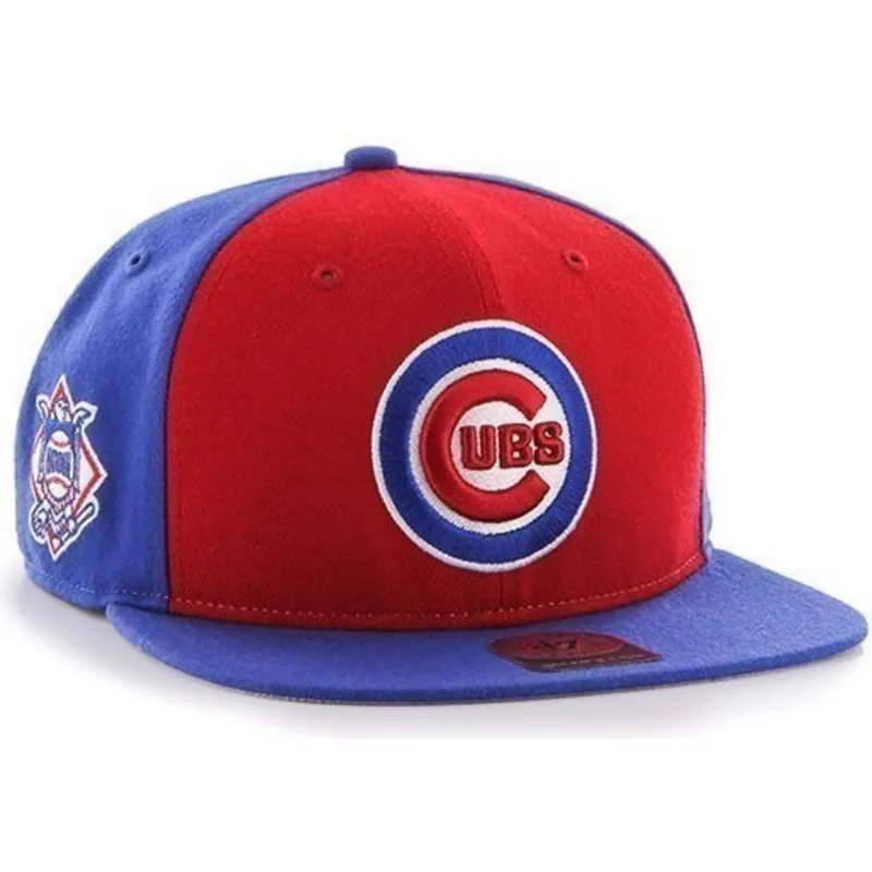 cepice-rovna-modra-snapback-lateral-chicago-cubs-mlb-47-brand cepice-rovna-modra-snapback-lateral-chicago-cubs-mlb-47-brand
