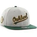 cepice-rovna-seda-snapback-lateral-oakland-athletics-mlb-47-brand