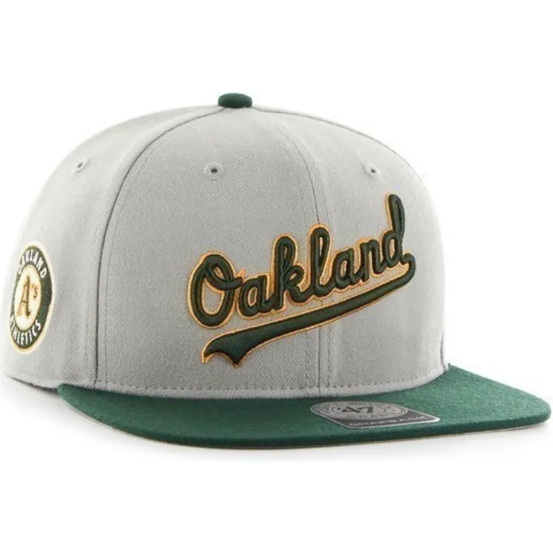 cepice-rovna-seda-snapback-lateral-oakland-athletics-mlb-47-brand