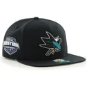 cepice-rovna-cerna-snapback-san-jose-sharks-nhl-47-brand