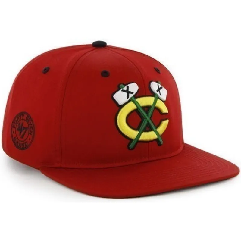 cepice-rovna-cervena-snapback-chicago-blackhawks-nhl-47-brand