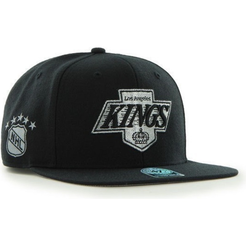47-brand-flat-brim-nhl-los-angeles-kings-smooth-snapback-cap-schwarz-