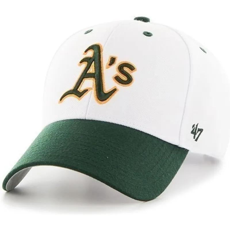 cepice-zaoblena-bila-nastavitelny-oakland-athletics-mlb-47-brand