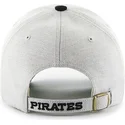 grau-schwarze-mlb-pittsburgh-pirates-kappe-mit-gebogenem-schirm-von-47-brand