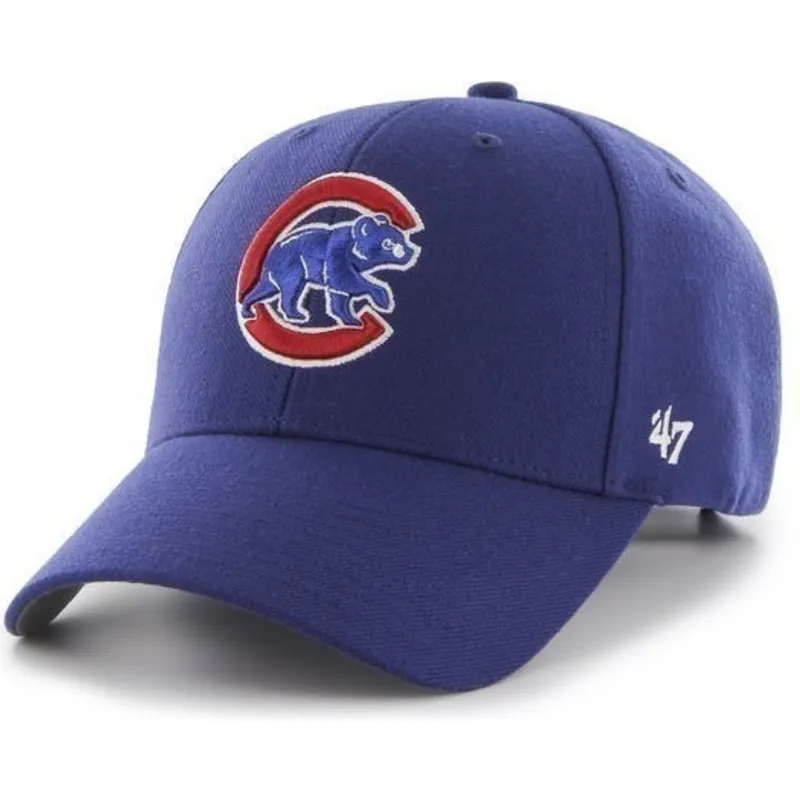 cepice-zaoblena-modra-nastavitelny-chicago-cubs-mlb-47-brand