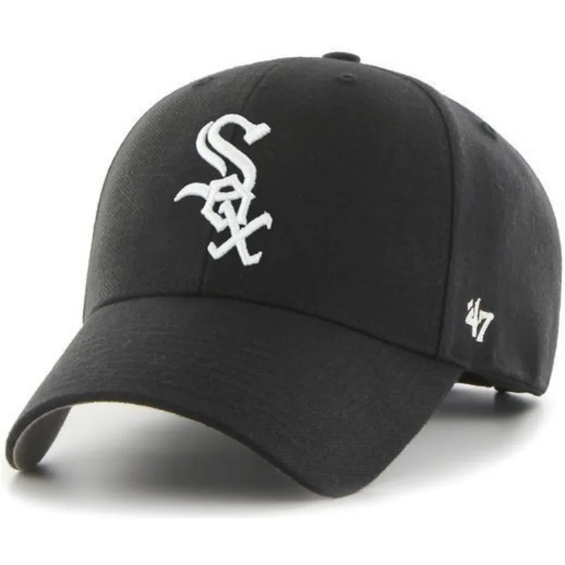 cepice-zaoblena-cerna-nastavitelny-chicago-white-sox-mlb-47-brand