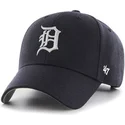 47-brand-mlb-detroit-tigers-unifarbene-marineblaue-kappe-mit-gebogenem-schirm