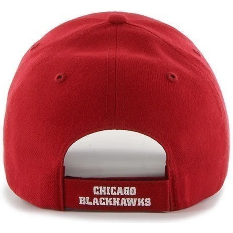 cepice-zaoblena-cervena-nastavitelny-chicago-blackhawks-nhl-47-brand