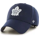 marineblaue-kappe-mit-gebogenem-schirm-von-nhl-toronto-maple-leafs-von-47-brand