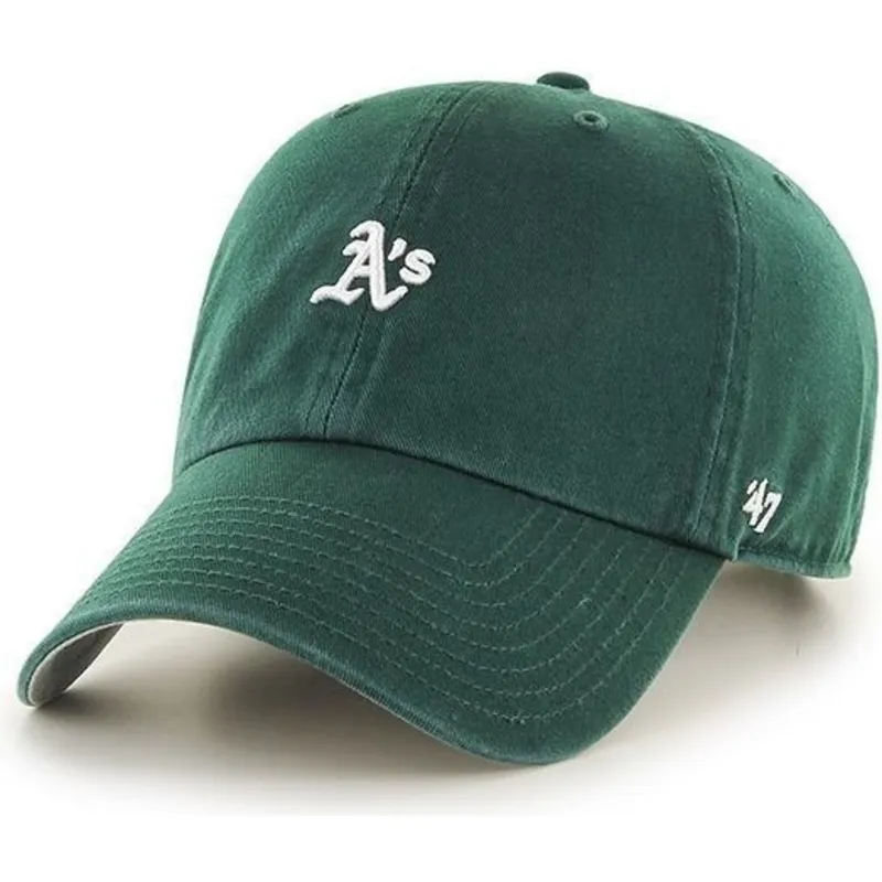 cepice-zaoblena-zelena-nastavitelny-oakland-athletics-mlb-47-brand